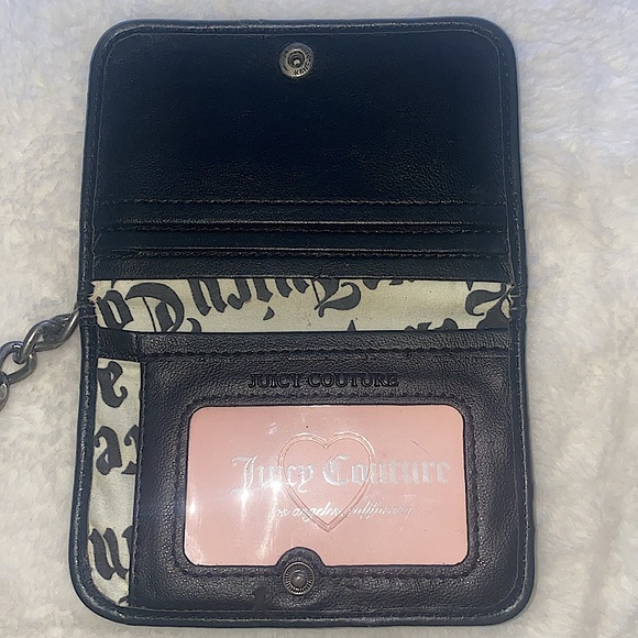 Juicy Couture💎Wallet Keychain with Logo Rhinestones~Y2K - Picture 5 of 8